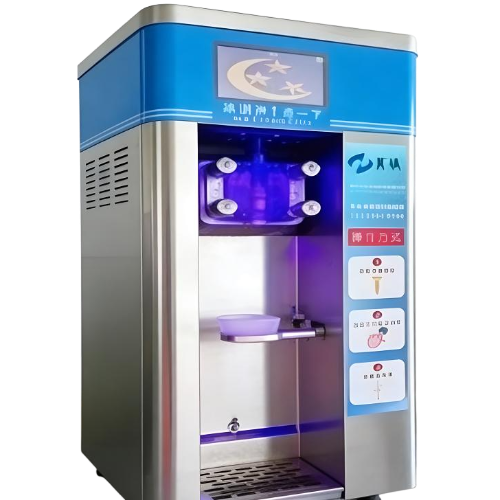 Máquina de sorvete de mesa semiautomática comercial Kaesid | Eficiente em termos de energia e durável 4