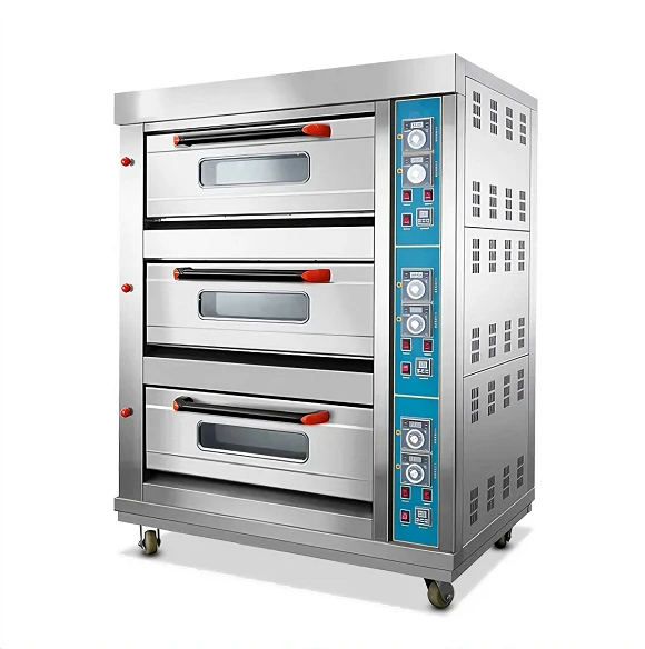 Kaesid 3-Layer Commercial Bakery Oven | 6 Trays, Precise Temperature Control | Stainless Steel 1