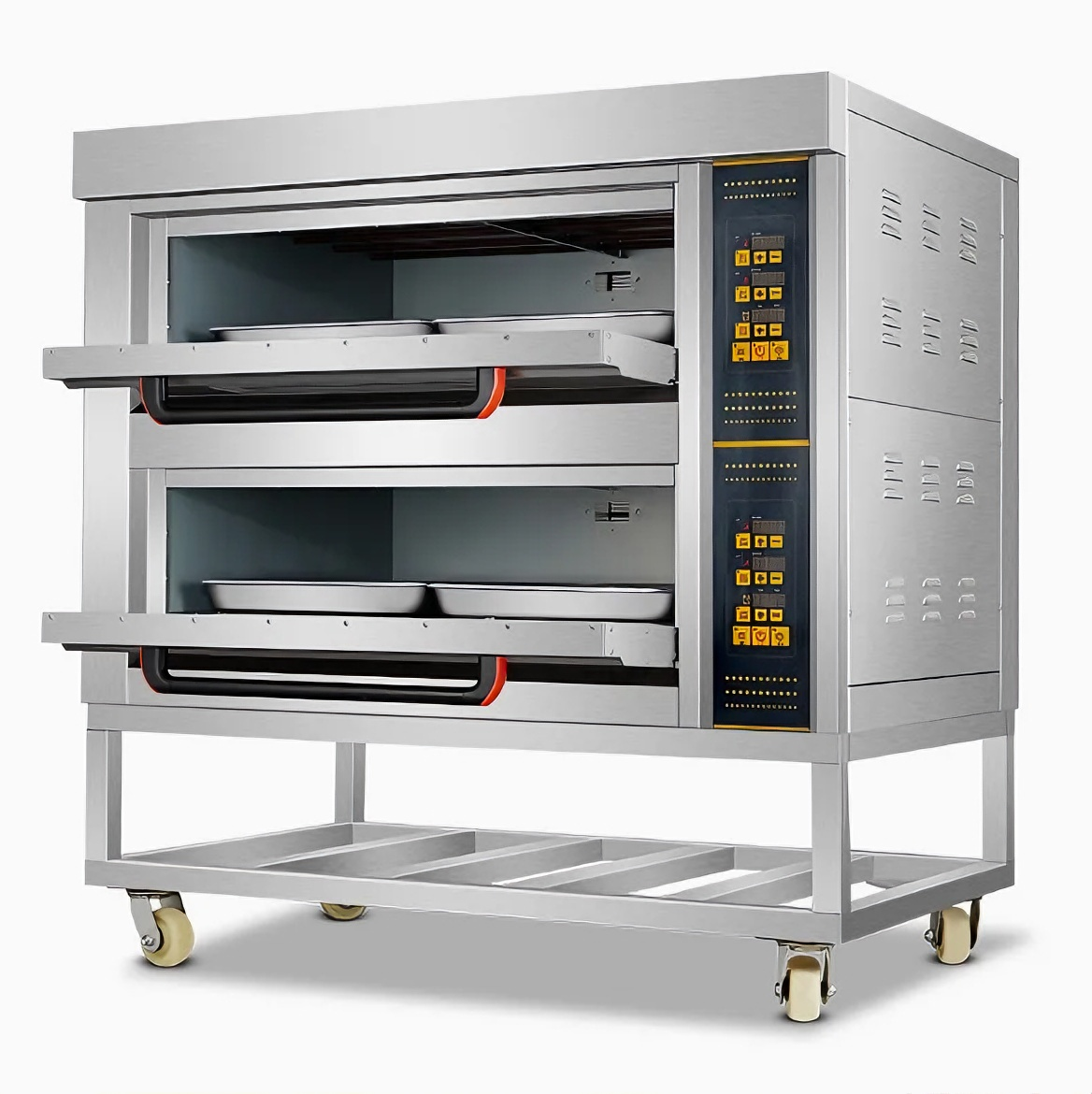 Kaesid Electric Commercial Bakery Oven | 2 Deck, 2 or 4 Trays Digital Oven with Computerized Control 5