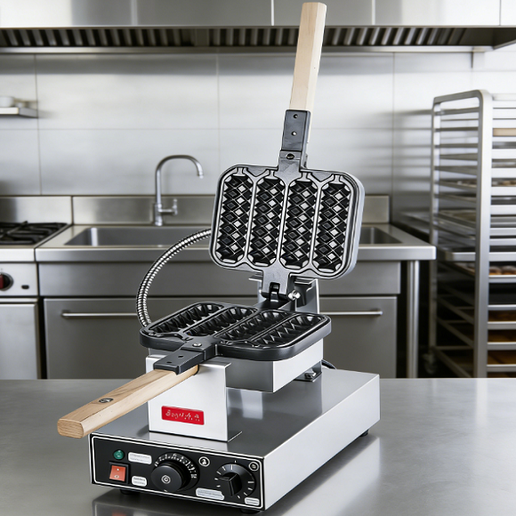 Kaesid Commercial 4-Stick Waffle Iron | High-Efficiency Gas or Electric Models 2