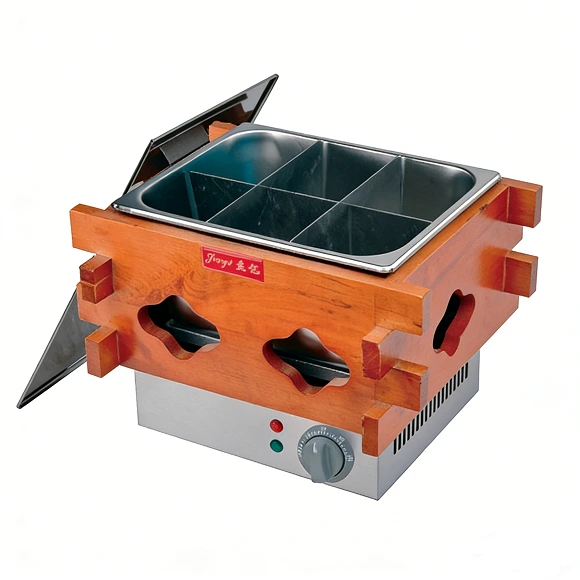 Kaesid Commercial Oden Machine with Single Cover | Premium Stainless Steel Electric Kanto Cooker 1