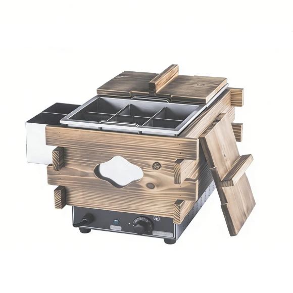 Kaesid Commercial Kanto Cooker with Two Tanks & Multi Grids for High-Volume Restaurants 1