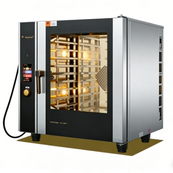 Forno Combinado Comercial Elétrico Premium Kaesid – 10 Camadas | Forno Combinado Personalizado com Tela Sensível ao Toque e Controle Digital 1