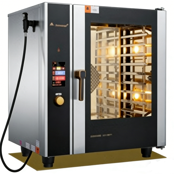 Forno Combinado Comercial Elétrico Premium Kaesid – 10 Camadas | Forno Combinado Personalizado com Tela Sensível ao Toque e Controle Digital 2