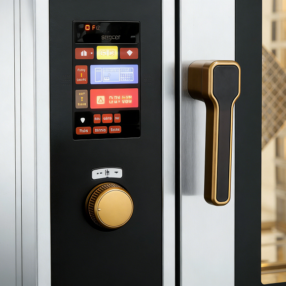 Forno Combinado Comercial Elétrico Premium Kaesid – 10 Camadas | Forno Combinado Personalizado com Tela Sensível ao Toque e Controle Digital 5