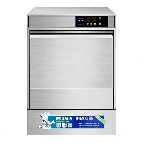 Kaesid Commercial Under Counter Glass Washer | SUS304 Stainless Steel, 360° Spray Arm & High-Temp Disinfection 1