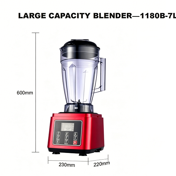 Mélangeur commercial grande capacité Kaesid 7L | Moteur en cuivre pur | Mélangeur robuste pour usage commercial quotidien 1