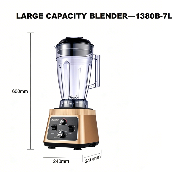 Mélangeur commercial grande capacité Kaesid 7L | Moteur en cuivre pur | Mélangeur robuste pour usage commercial quotidien 3