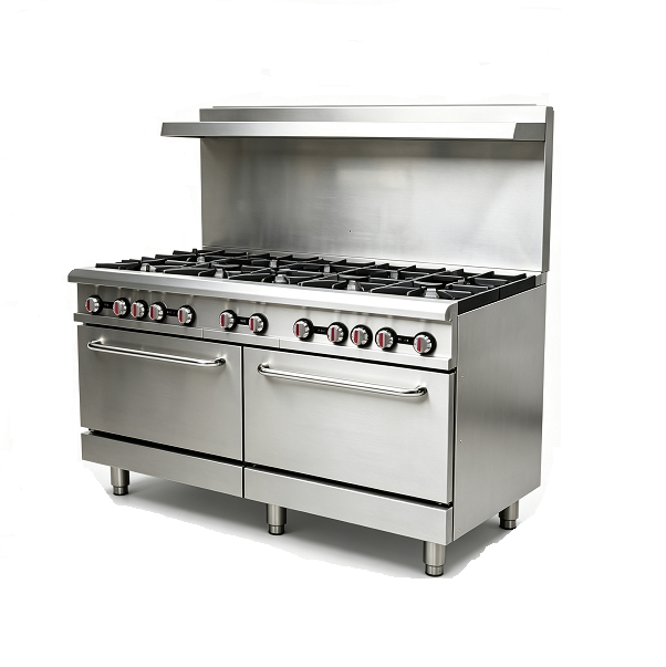 Kaesid Commercial 10 Burner Gas Range With Oven | Stainless Steel Heavy Duty Gas Stove For Restaurant Kitchen 4