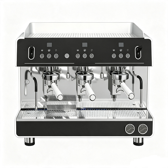 Máquina de café expresso comercial Kaesid de 3 grupos | Cafeteira de alto volume com três grupos para cafés e cafeterias 3
