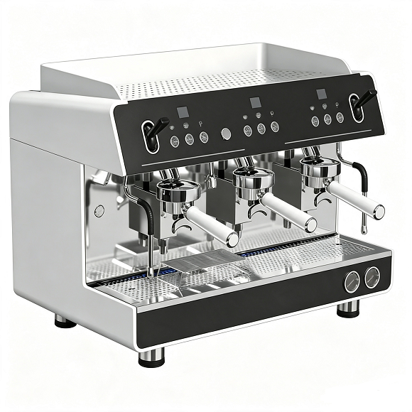 Máquina de café expresso comercial Kaesid de 3 grupos | Cafeteira de alto volume com três grupos para cafés e cafeterias 1