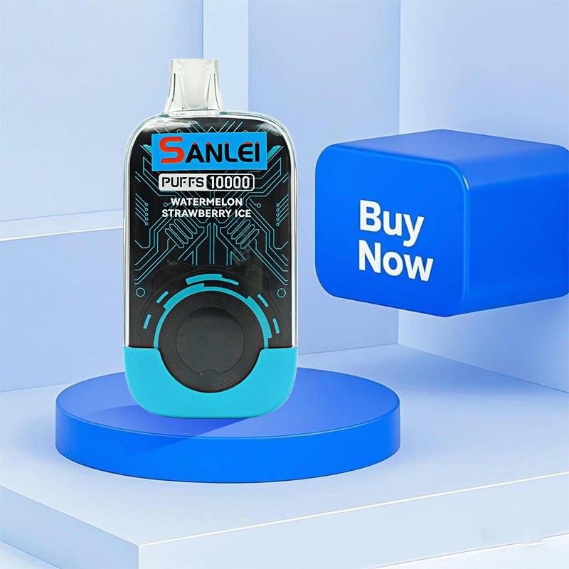 Sanlei 10K Puffs Rokok Elektrik Sekali Pakai 18ml Transparan Dapat Diisi Ulang 1