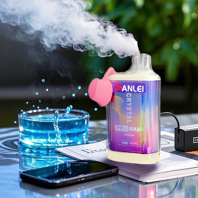 Sanlei Crystal PRO Max+ 15K Puffs Rokok Elektrik Sekali Pakai 15ml Pengisian Cepat 1