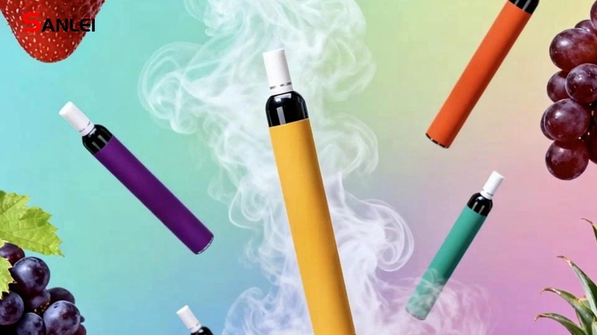 Disposable E-Cigarette: Colorful Flavors, Rubber Paint Texture, Lightweight & Cost-Effective 1