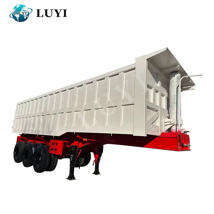 3 Axle Rear Dump Tipper Semi Trailer 1