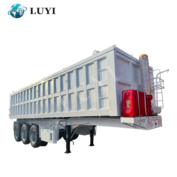 3-AXLE الخلفية المقطوعة شبه المقطورة | لوي 1