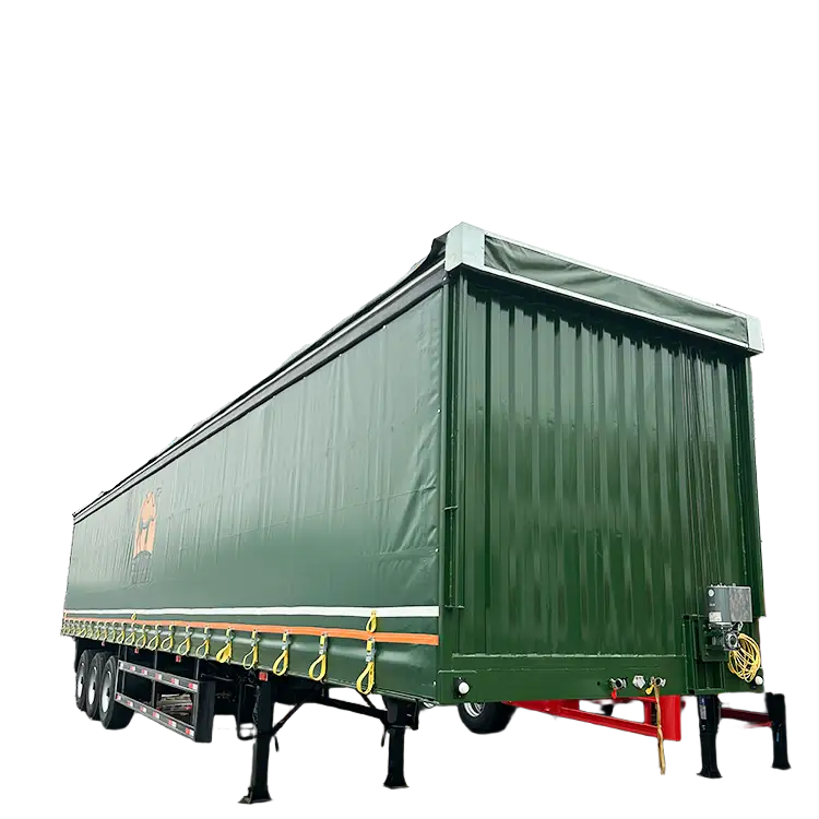 3 Axles Van Truck Trailer Enclosed Box Cargo Transport 1