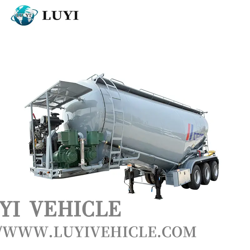 40-42 Cbm Vertical Powder Tank Semi Trailer 1