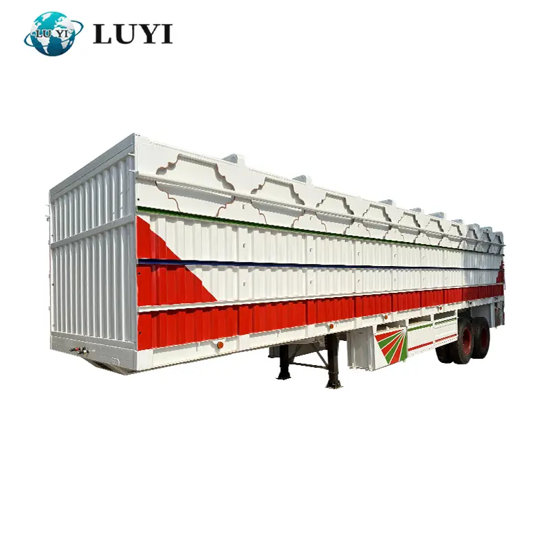 2 Axle Side Wall semi Trailer 1