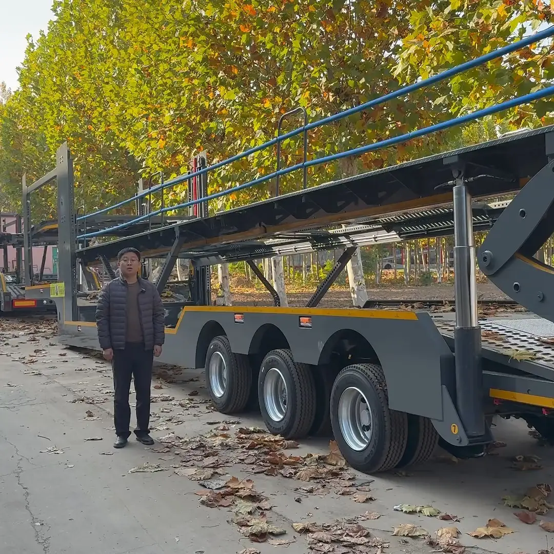 3-Axle Car&Container Carrier Semi-trailer 1
