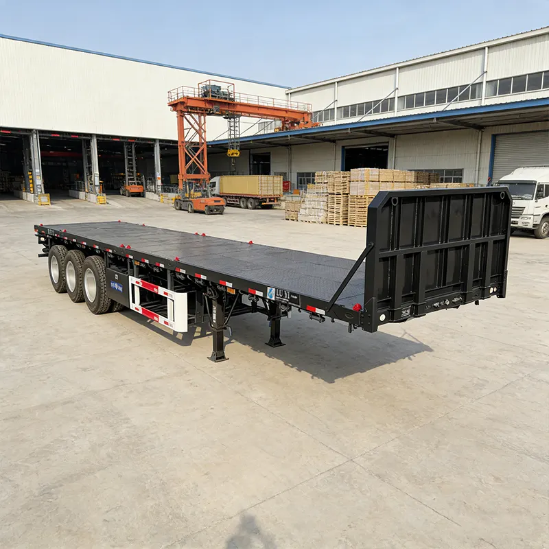 Flatbed Semi Trailer Manufacturers Products Wholesale - Luyi Vehicle 2