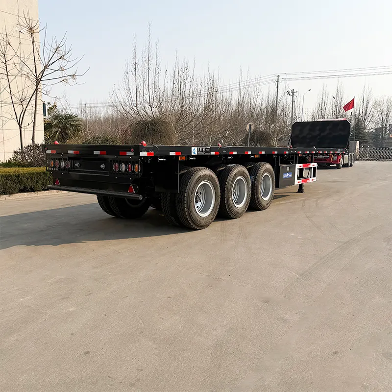 Flatbed Semi Trailer Manufacturers Products Wholesale - Luyi Vehicle 9