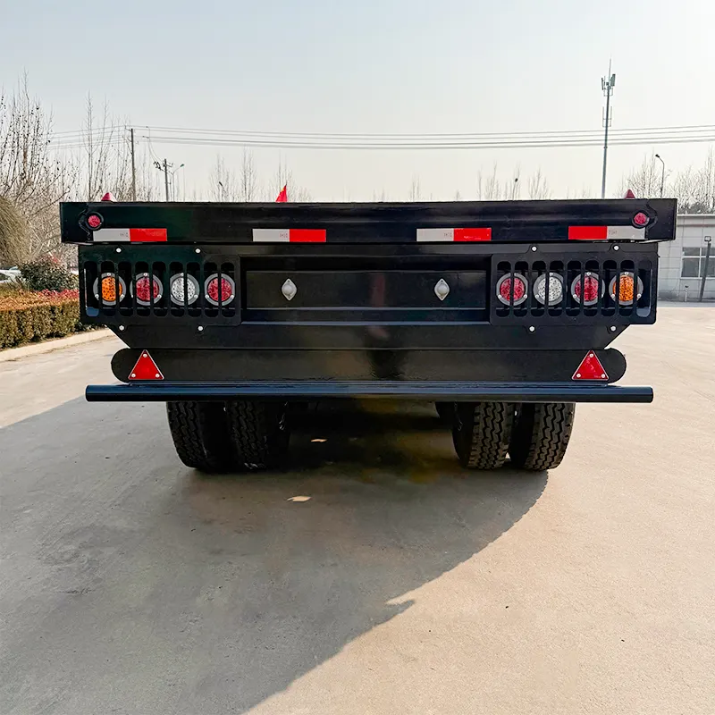 Flatbed Semi Trailer Manufacturers Products Wholesale - Luyi Vehicle 8