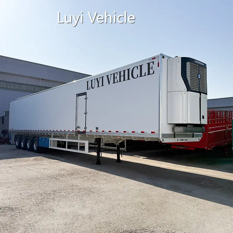 Gooseneck Refrigerated Trailer Refrigerated Trailer Wholesale - Luyi Vehicle 1
