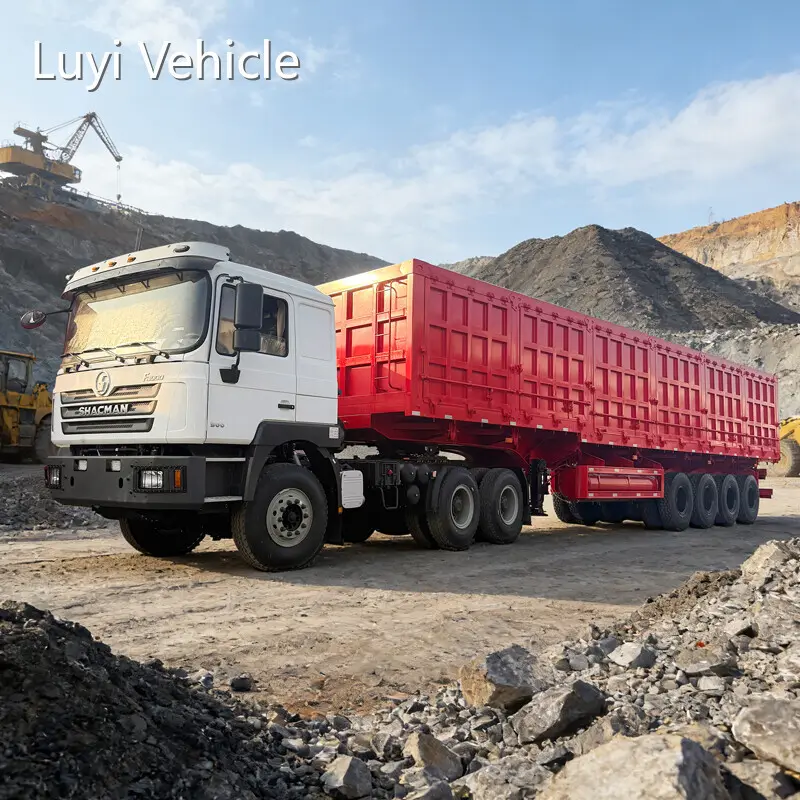34 Ton Side Tipper Side Tipper Trailer Wholesale - Luyi Vehicle 1