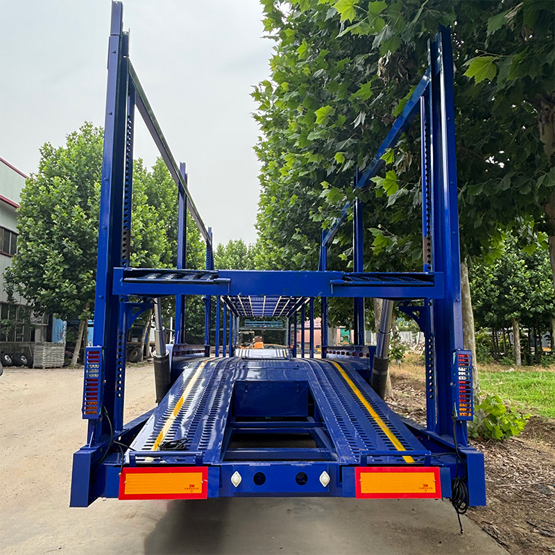 8 Car Double Layer Auto Transport Trailer 7