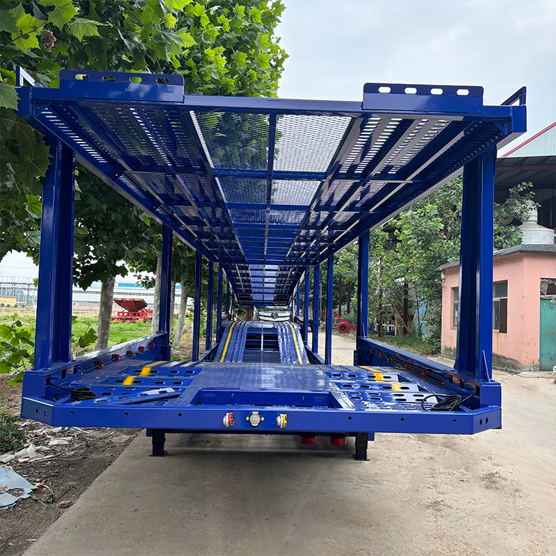 8 Car Double Layer Auto Transport Trailer 6