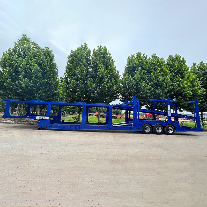 8 Car Double Layer Auto Transport Trailer 3