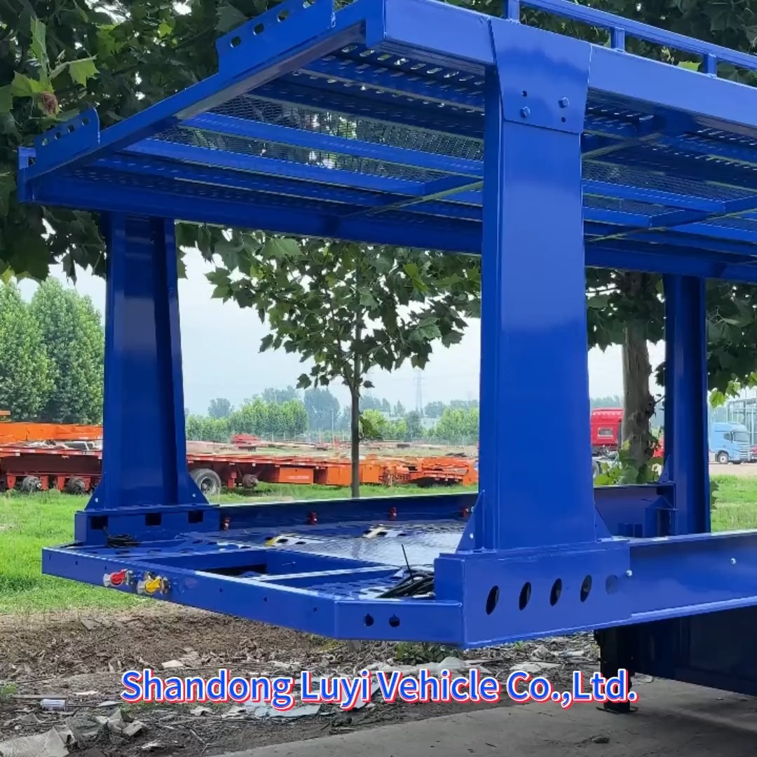 8 Car Double Layer Auto Transport Trailer 1
