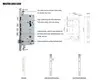 custom internal door locks manufacturer for mall1 4