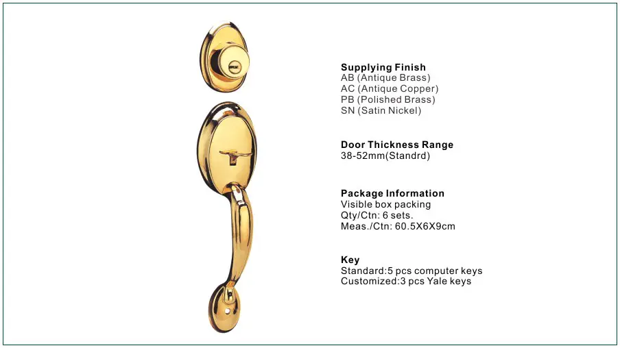 custom best front door locks test with latch for indoor 4