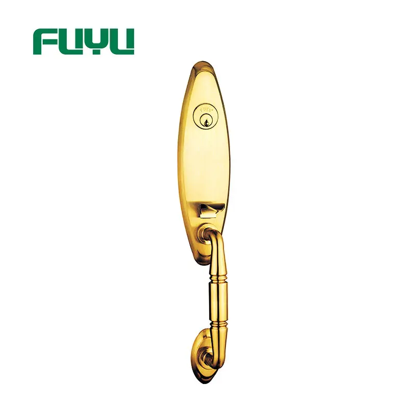 FUYU custom grip handle door lock for sale for shop 4