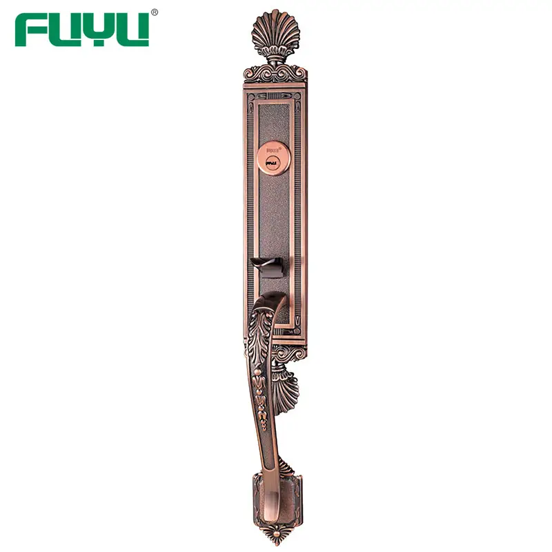 Zinc Alloy ANSI Grade 2 Grip Handleset Front Door Mortise Right Handle Locks 1