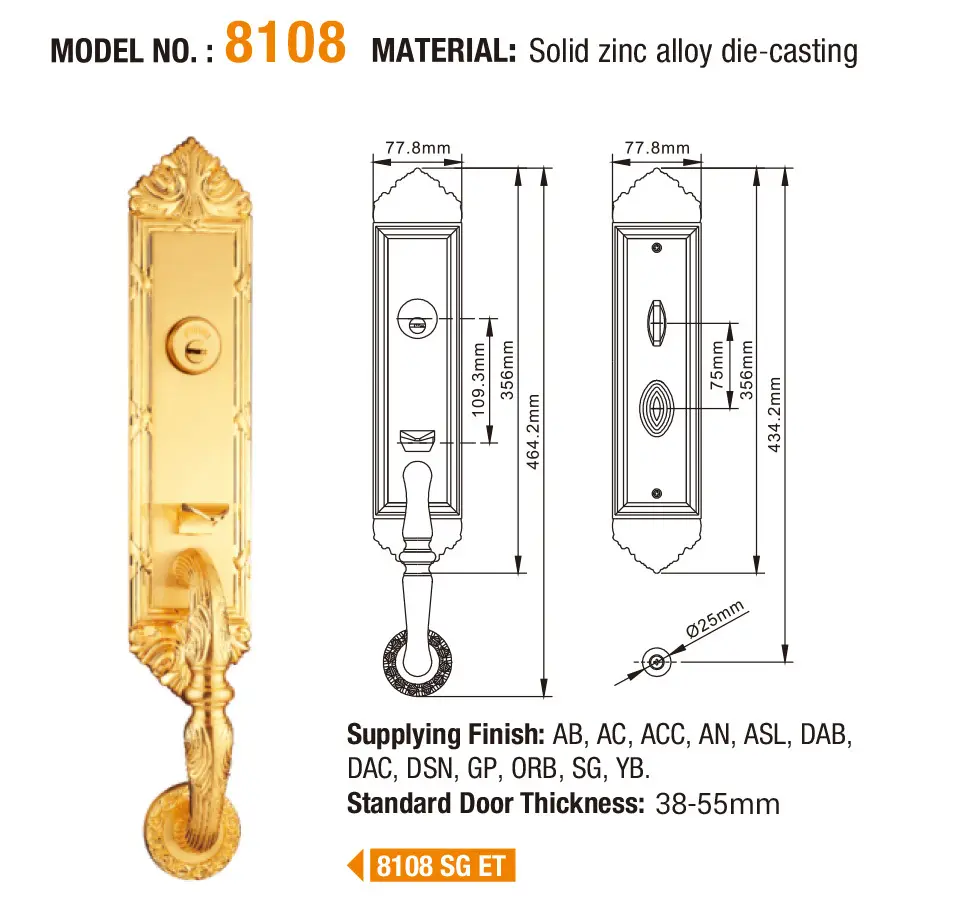 FUYU lock material quality locks suppliers for mall 6