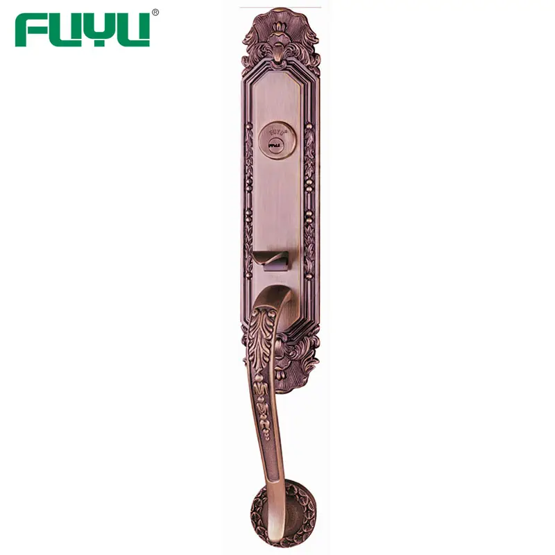Chinese Security Double Exterior Handle Doors Locks For Villa Residence 1