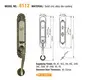 FUYU turn zinc alloy mortise door lock meet your demands for mall 6