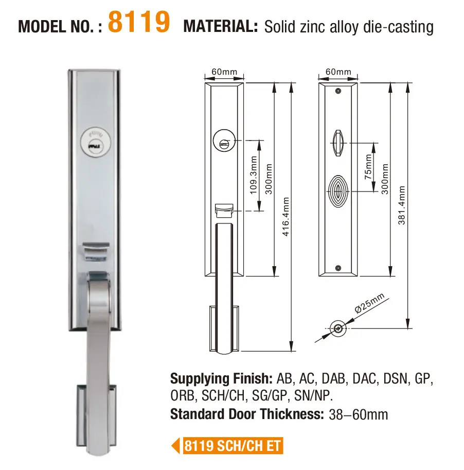 FUYU durable lock manufacturing on sale for mall 6