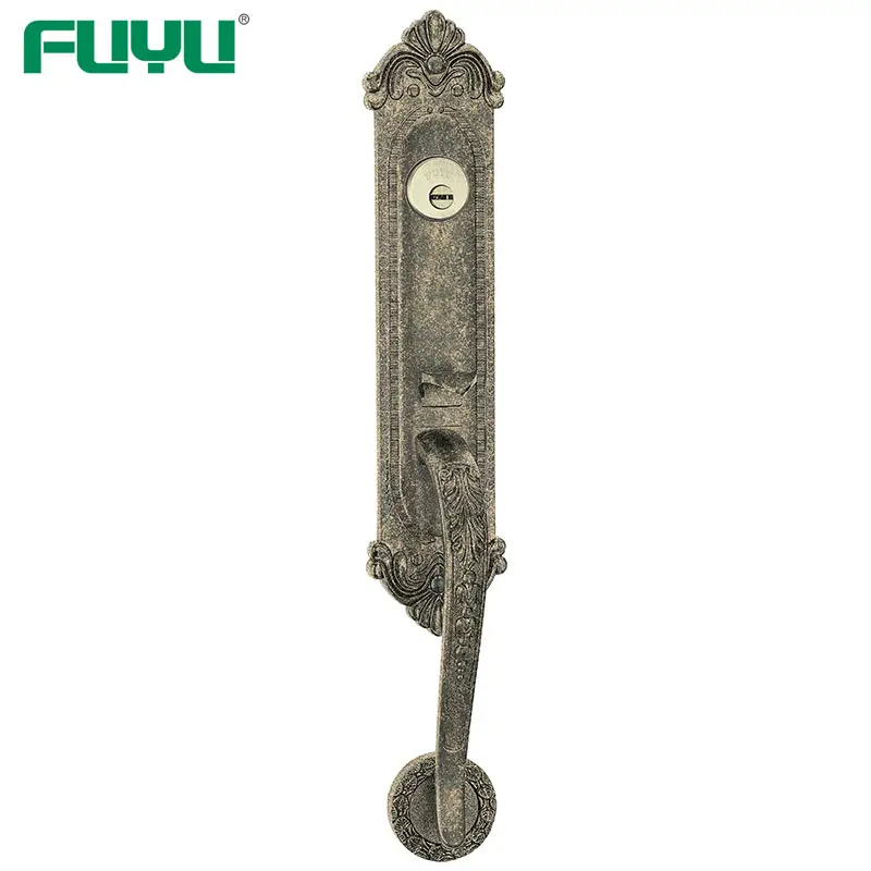 Top Security Double Side Open Cylinder Mortise Grip Handle Door Lock 1