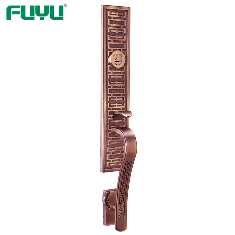 USA style mortise lock zinc alloy lock with polished chrome door handle 1