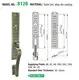chrome commercial mortise lock set polished with latch for residential 6
