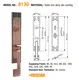 FUYU durable lock manufacturing meet your demands for wooden door 6