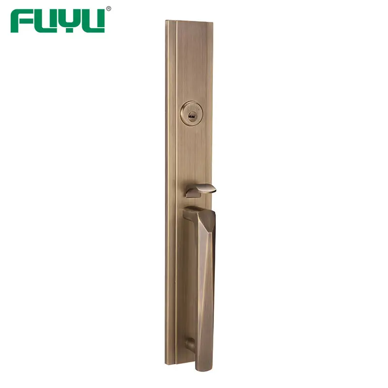 Factory OEM Full Set Luxury Zinc Alloy Mortise Grip Entrance Door Lock 1
