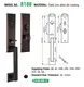 modern mortise deadbolt metal interior for residential 6