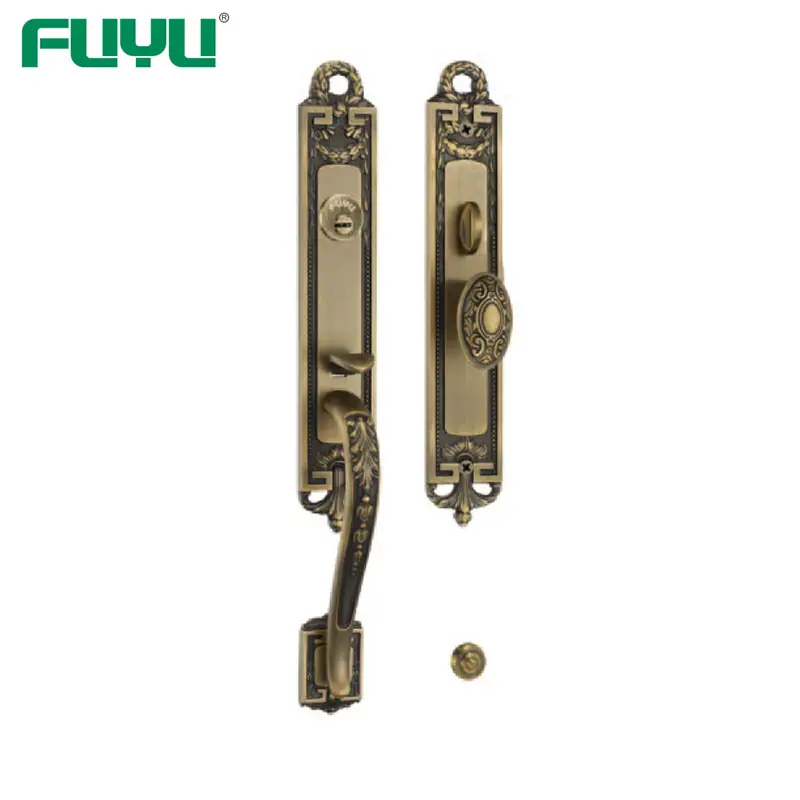 High quality solid brass grip handle locks for villa gate door 1