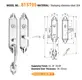 FUYU locks modern door locks on sale for shop 6