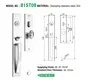 FUYU door lock manufacturing with latch for mall 6